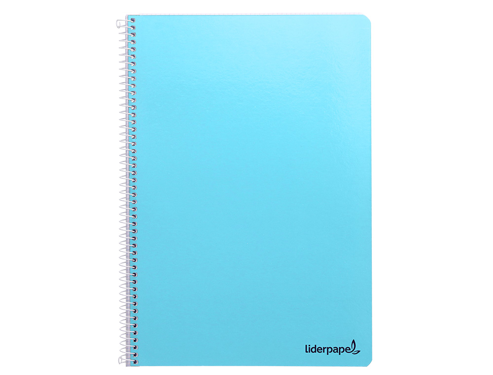 CUADERNO ESPIRAL LIDERPAPEL FOLIO SMART TAPA BLANDA 80H 60GR CUADRO 5MM CON MARGEN COLORES SURTIDOS