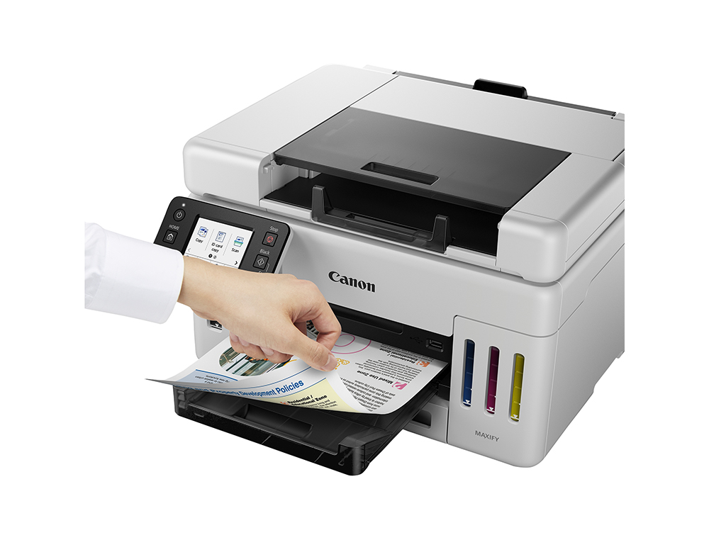 EQUIPO MULTIFUNCION CANON MAXIFY GX6550 TINTA COLOR 24 PPM NEGRO/15 PPM COLOR DIN A4 WIFI IMPRESORA ESCANER