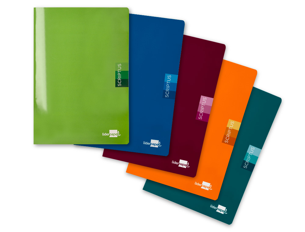 LIBRETA LIDERPAPEL SCRIPTUS A4 48 HOJAS 90G/M2 RAYADO Nº46