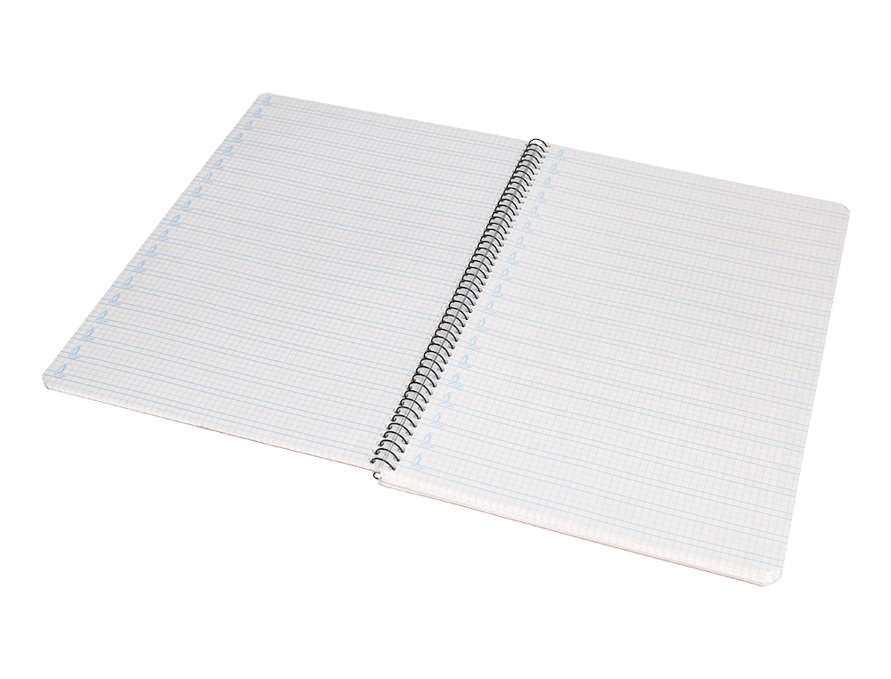 CUADERNO ESPIRAL LIDERPAPEL FOLIO PAUTAGUIA TAPA DURA 80H 75GR CUADRO PAUTADO 4MM CON MARGEN COLORES SURTIDOS