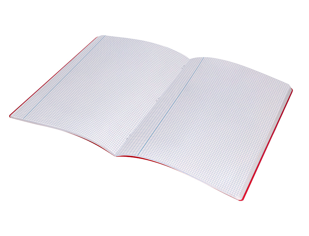 LIBRETA LIDERPAPEL 360 TAPA DE PLASTICO A5 48 HOJAS 90G/M2 CUADRO 3MM CON MARGEN COLORES SURTIDOS