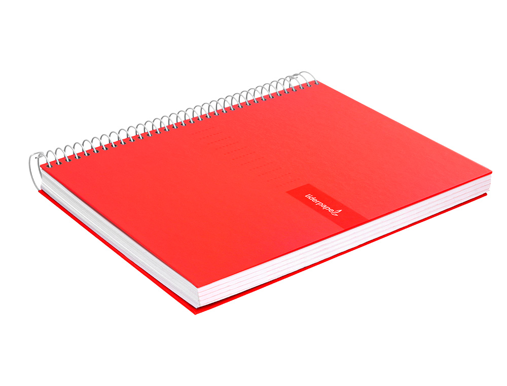 CUADERNO ESPIRAL LIDERPAPEL A5 CRAFTY TAPA FORRADA 80H 90 GR CUADRO 4MM CON MARGEN COLORES SURTIDOS