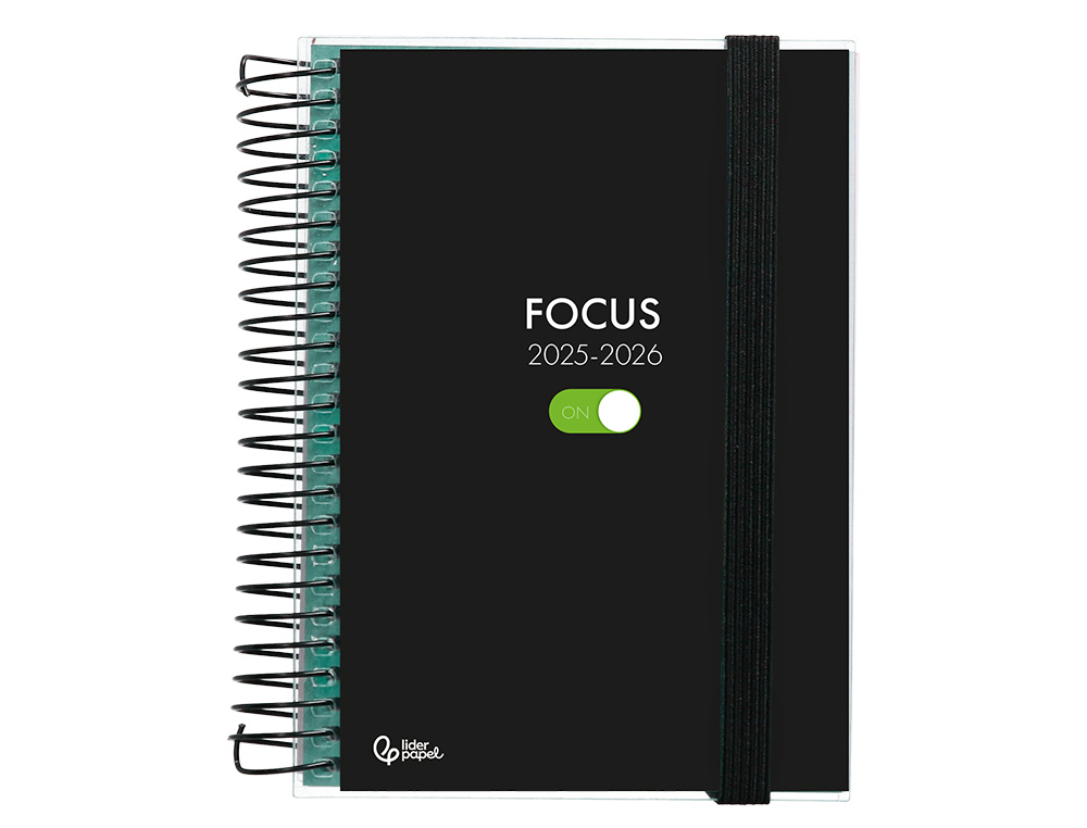 AGENDA ESCOLAR LIDERPAPEL 25-26 ESPIRAL PERSONALIZABLE DIA PAGINA A5 BILINGE PAPEL FSC 70 GR